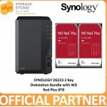 SYNOLOGY 2-Bay Diskstation DS223 Bundle with WD Red Plus 2 x 8TB